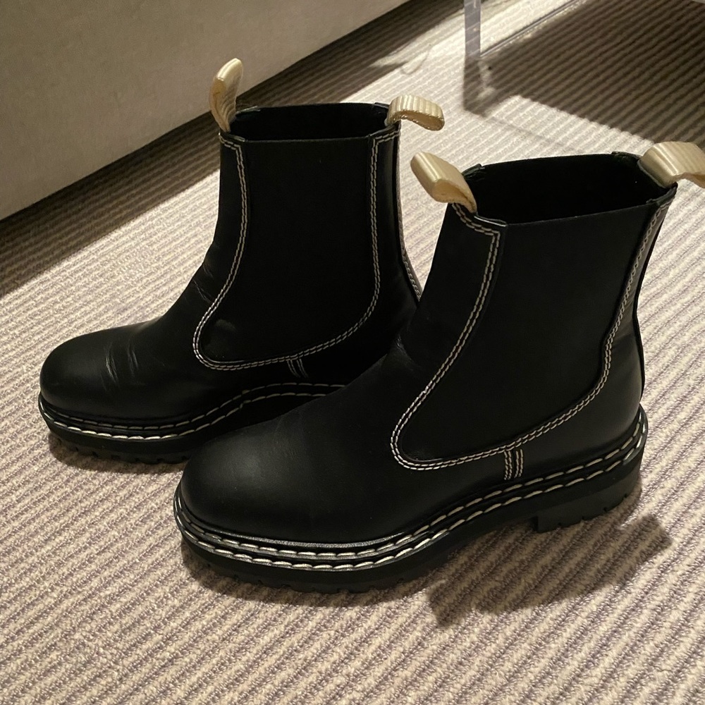 Proenza Black chunky boots